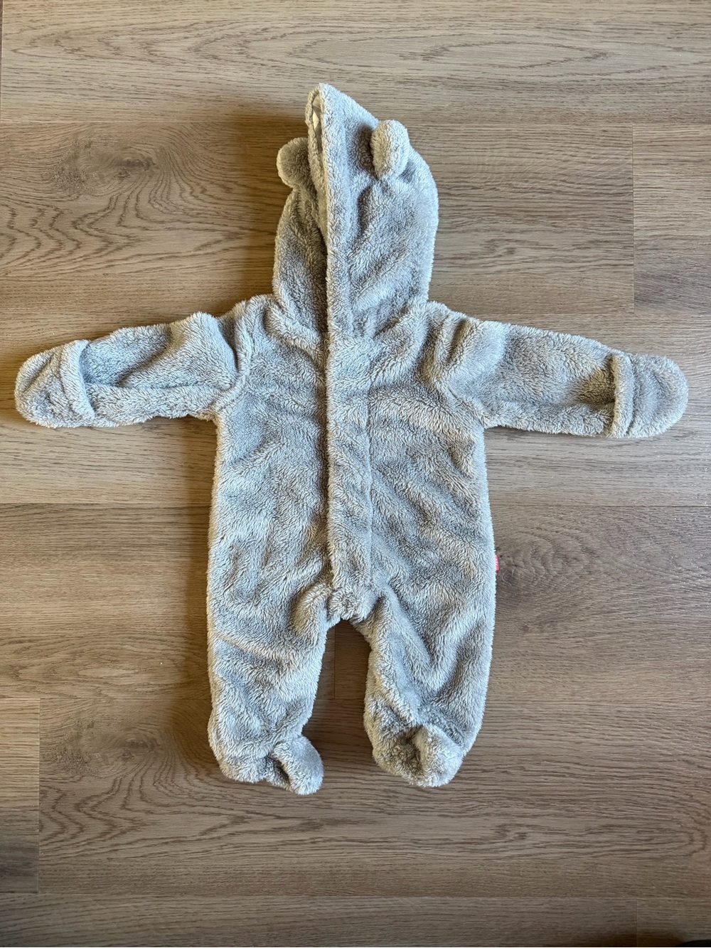 Magnetic me fleece onesie/coat - grey - size newborn